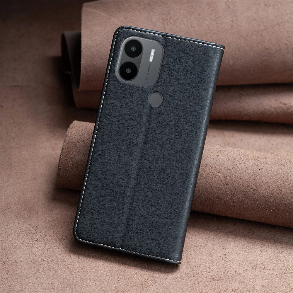 BINFEN COLOR BF18 för Xiaomi Redmi A1 4G / A1+ 4G / Redmi A2 4G / A2+ 4G / Poco C50 4G mobilskal Korthållare PU-läder Flipfodral