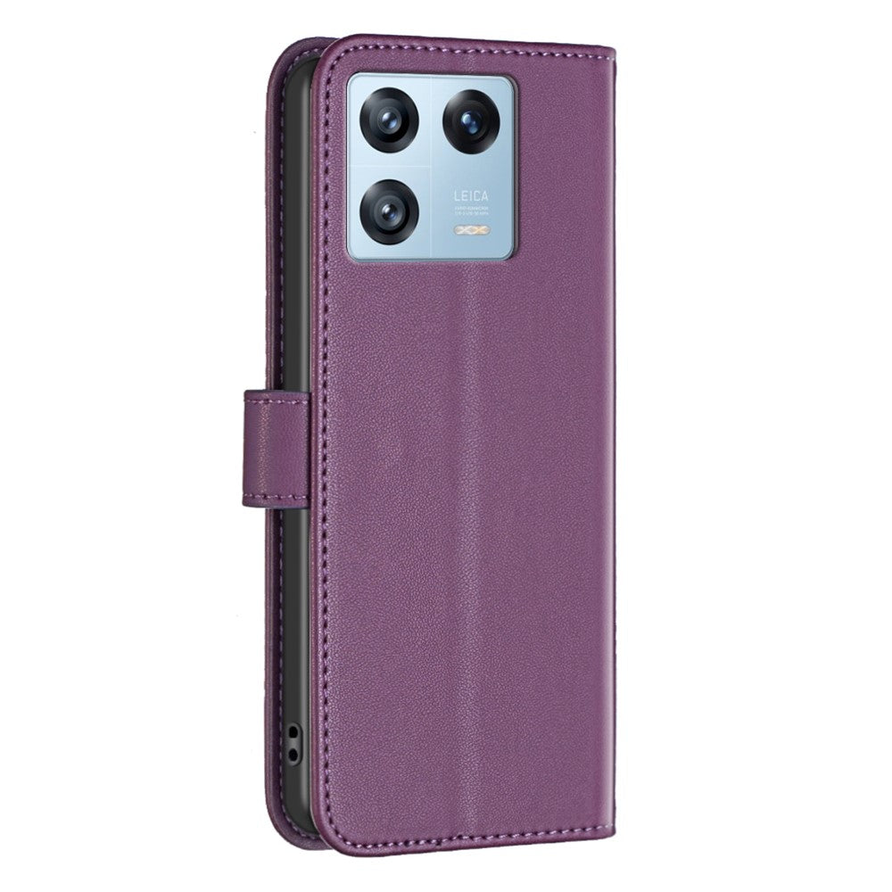 BINFEN COLOR BF17 For Xiaomi 13 Pro 5G Stand Wallet Phone Case PU Leather Phone Cover