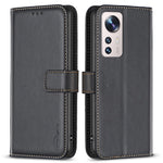BINFEN COLOR BF17 Läderfodral för Xiaomi 12 Lite 5G Fallskyddande Plånboksfodral