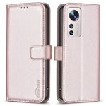 BINFEN COLOR BF17 Läderfodral för Xiaomi 12 Lite 5G Fallskyddande Plånboksfodral