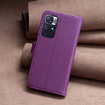 BINFEN COLOR BF17 Phone Case for Xiaomi Redmi Note 11 4G (Qualcomm) / Note 11S 4G PU Leather Stand Wallet Cover