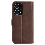 Xiaomi Redmi Note 12 Turbo / Poco F5 5G Plånboksfodral med fällbart mönster, PU-läder, stativfodral