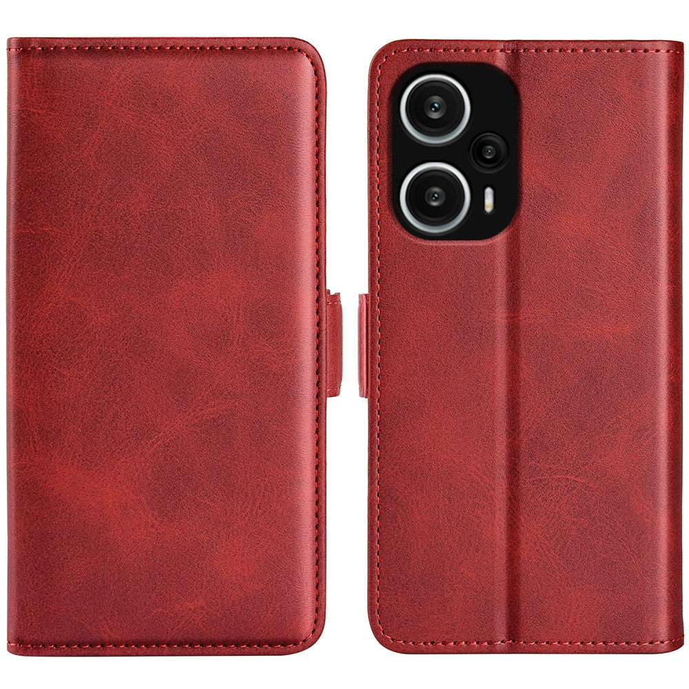 Xiaomi Redmi Note 12 Turbo / Poco F5 5G Plånboksfodral med fällbart mönster, PU-läder, stativfodral