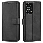 Xiaomi Redmi Note 12 Turbo / Poco F5 5G Kalvtextur Stativ Plånbok Fyrkantigt Magnetiskt Stängning PU Läder mobilskal