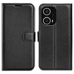 Stand Case for Xiaomi Redmi Note 12 Turbo / Poco F5 5G PU Leather Litchi Texture Wallet Phone Cover