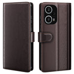 For Xiaomi Redmi Note 12 Turbo / Poco F5 5G Case Genuine Split Leather Phone Cover with Wallet Stand