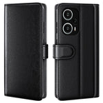 For Xiaomi Redmi Note 12 Turbo / Poco F5 5G Case Genuine Split Leather Phone Cover with Wallet Stand