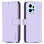 BINFEN COLOR BF17 For Xiaomi Redmi Note 12 4G Phone Stand Case PU Leather Cell Phone Wallet Cover