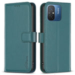 BINFEN COLOR BF17 For Xiaomi Poco C55 4G / Redmi 12C 4G Phone Case PU Leather Wallet Stand Phone Cover