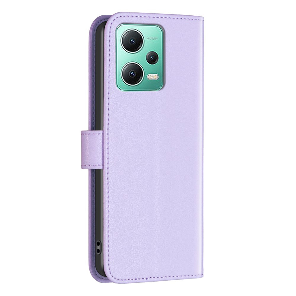 BINFEN COLOR BF17 For Xiaomi Redmi Note 12 5G (China) / (India) / (Global) / Poco X5 5G Leather Case Stand Wallet Phone Cover