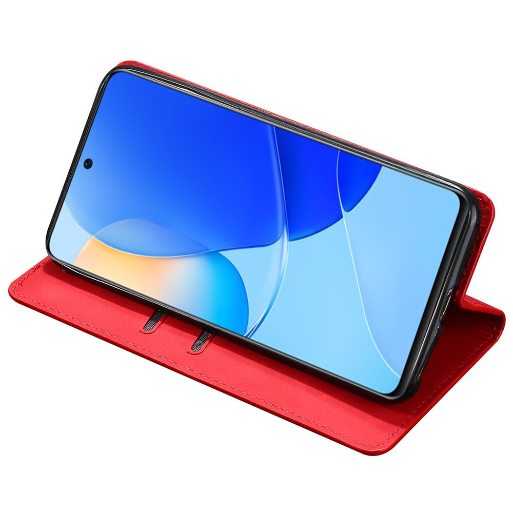 Phone Stand Cover for Huawei nova 11 / nova 12s 4G / nova 12 Lite 4G Skin-touch Feeling PU Leather Card Holder Flip Phone Case