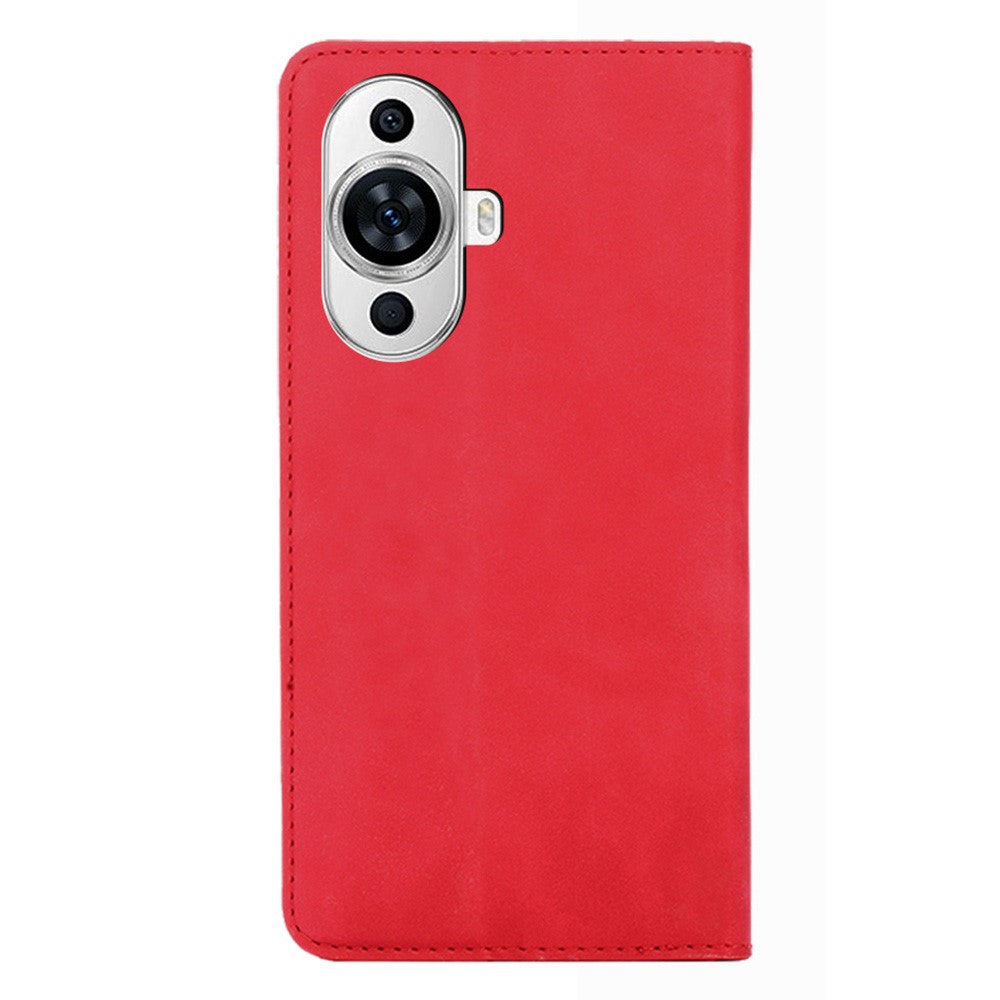 Phone Stand Cover for Huawei nova 11 / nova 12s 4G / nova 12 Lite 4G Skin-touch Feeling PU Leather Card Holder Flip Phone Case