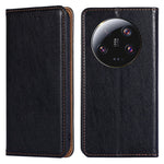 For Xiaomi 13 Ultra Wallet Phone Case PU Leather Solid Color Magnetic Closing Stand Smartphone Cover