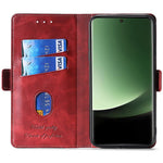 For Xiaomi 13 Ultra PU Leather Stand Cover Contrast Color Flip Wallet Phone Case