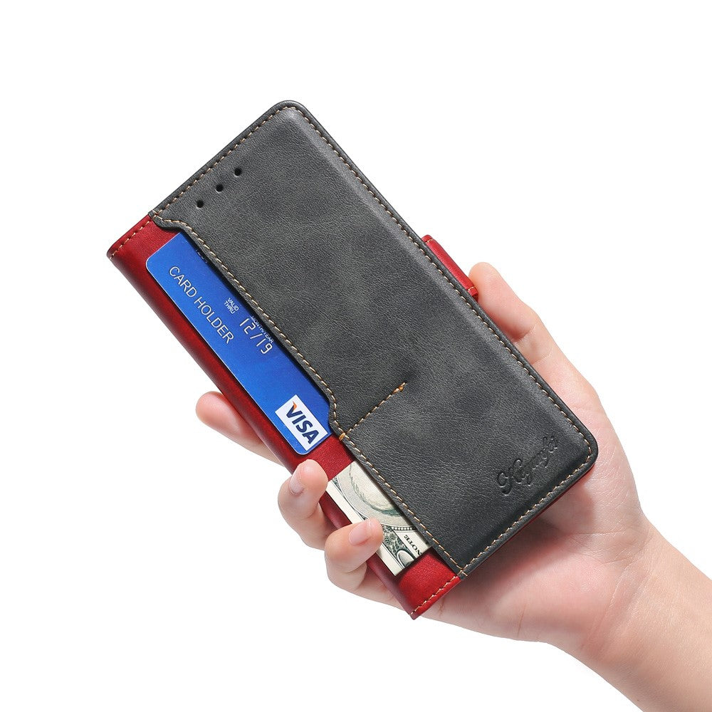 For Xiaomi 13 Ultra PU Leather Stand Cover Contrast Color Flip Wallet Phone Case