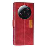 For Xiaomi 13 Ultra PU Leather Stand Cover Contrast Color Flip Wallet Phone Case