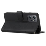 PU-läderfodral till Xiaomi Redmi Note 12 4G mobilmobil fallsäker plånbok vikbar stativskydd