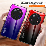 For Xiaomi 13 Ultra Gradient Tempered Glass Phone Case PC+TPU Anti-Scratch Cover