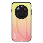 Xiaomi 13 Ultra Gradient Härdat Glas mobilskal PC+TPU Reptåligt Skal