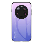For Xiaomi 13 Ultra Gradient Tempered Glass Phone Case PC+TPU Anti-Scratch Cover