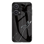 Xiaomi Redmi Note 12 Turbo / Poco F5 5G Anti-fall-mobilskal Marmormönster Härdat Glas+PC+TPU-skydd