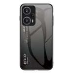 For Xiaomi Redmi Note 12 Turbo / Poco F5 5G Slim Phone Case PC + TPU + Tempered Glass Shockproof Cover