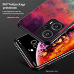 Xiaomi Redmi Note 12 Turbo / Poco F5 5G mobilskal Mönster Tryckt PC+TPU+Härdat Glas mobilskal
