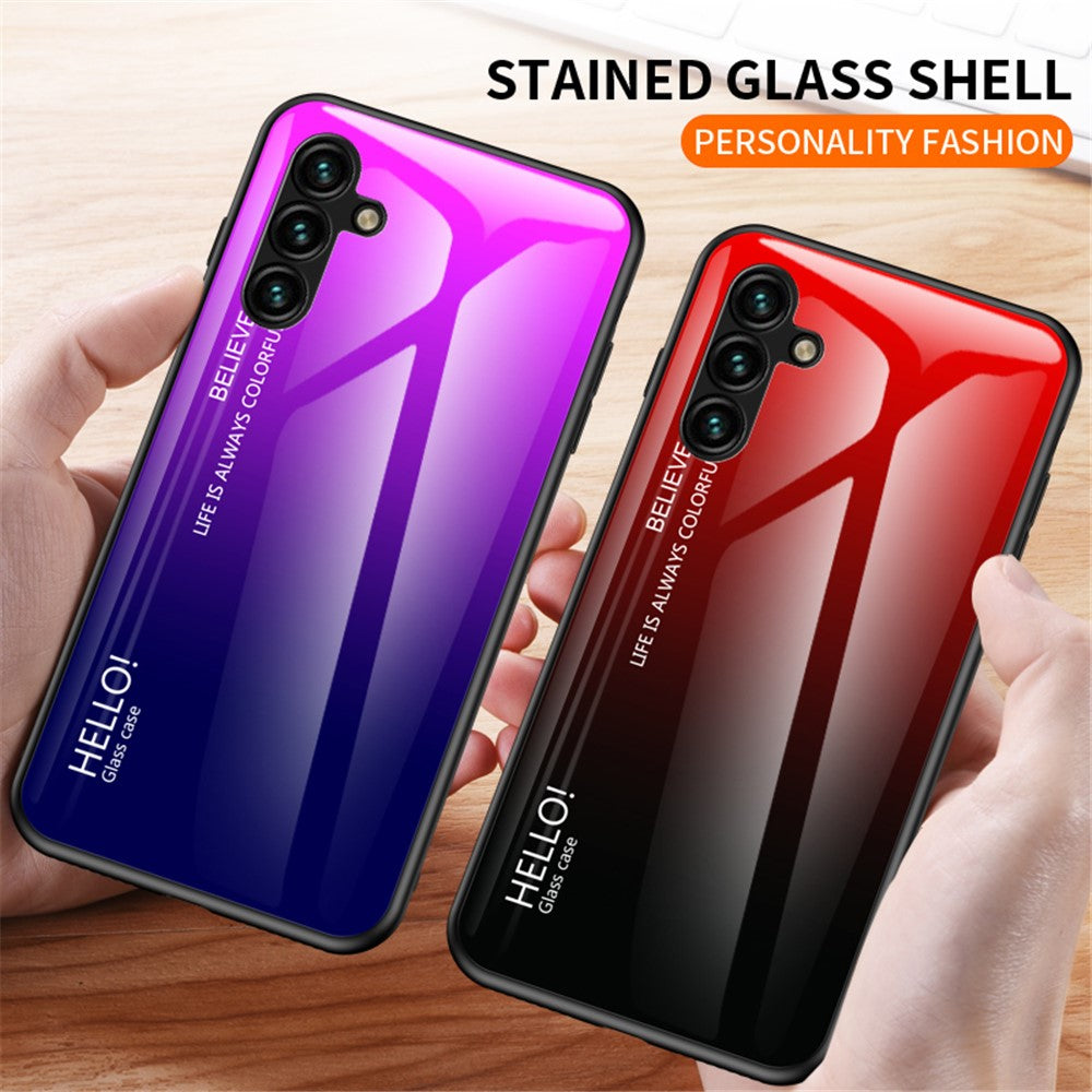 Samsung Galaxy A24 4G (162,1 x 77,6 x 8,3 mm) Slim-skal i tonad färg, PC+TPU+härdat glas