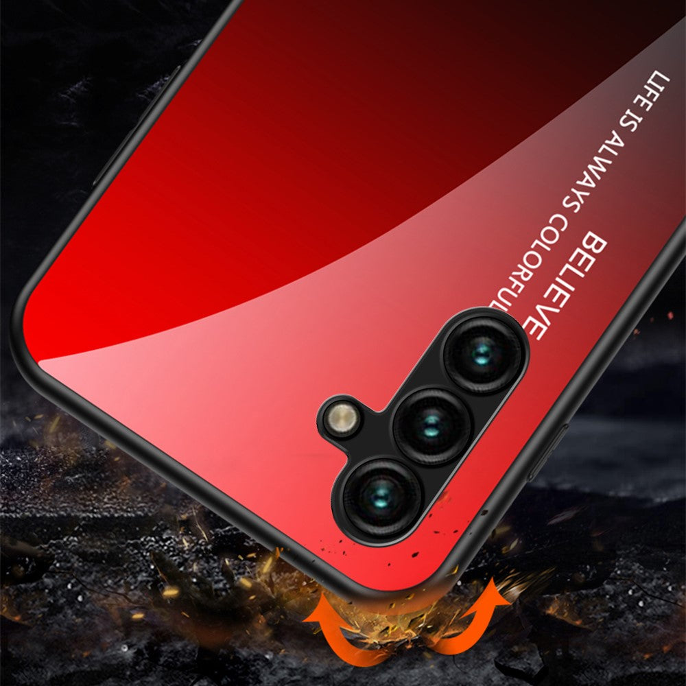 Samsung Galaxy A24 4G (162,1 x 77,6 x 8,3 mm) Slim-skal i tonad färg, PC+TPU+härdat glas