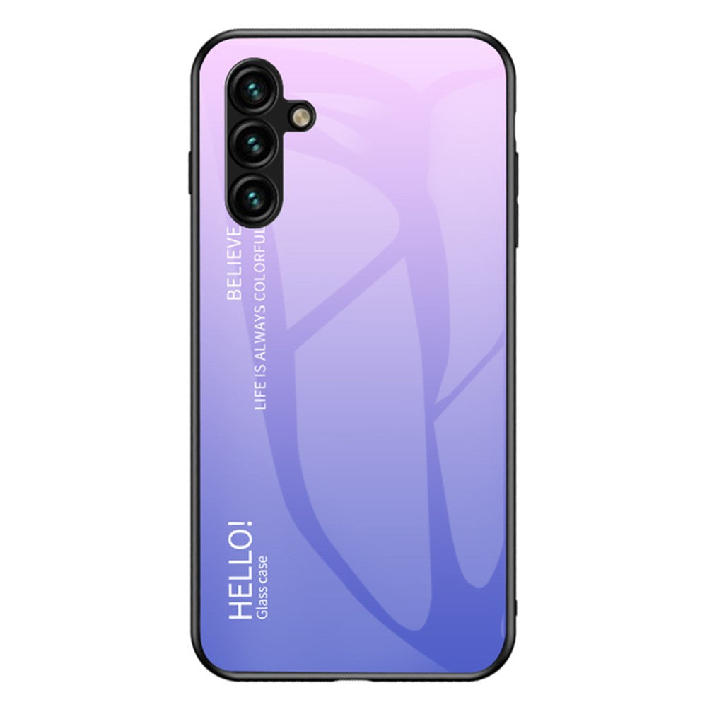 Samsung Galaxy A24 4G (162,1 x 77,6 x 8,3 mm) Slim-skal i tonad färg, PC+TPU+härdat glas