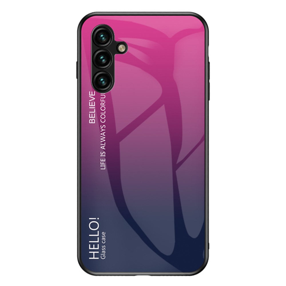 Samsung Galaxy A24 4G (162,1 x 77,6 x 8,3 mm) Slim-skal i tonad färg, PC+TPU+härdat glas