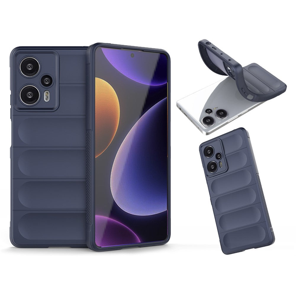 For Xiaomi Poco F5 5G / Redmi Note 12 Turbo Flexible TPU Phone Case Anti-drop Rugged Back Cover
