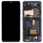For Samsung Galaxy S21 Ultra 5G G998B OEM Grade S AMOLED Screen and Digitizer Assembly + Frame Part (without Logo)