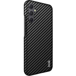 IMAK Ruiyi Series for Samsung Galaxy A34 5G Phone Case PU Leather Coated PC Carbon Fiber Texture Cover