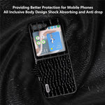 ABEEL Til Samsung Galaxy Z Flip5 5G Telefoncover Med Krokodilletekstur Ægte Koskindbelagt PC Bagcover
