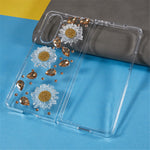 For Samsung Galaxy Z Fold5 5G Hard PC Phone Case 2-Piece Design Rhinestone Decor Folding Phone Cover