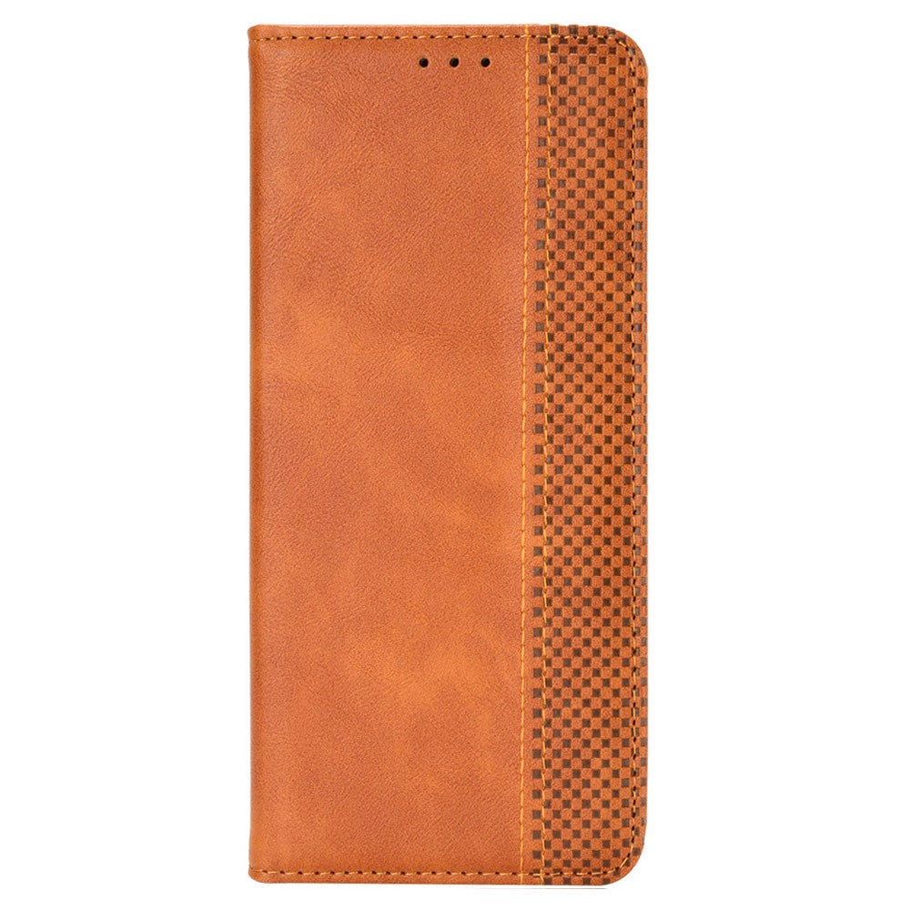 Stand Case for Honor 90 Lite 5G / X50i 5G Magnetic Shell Retro PU Leather Phone Wallet Flip Cover