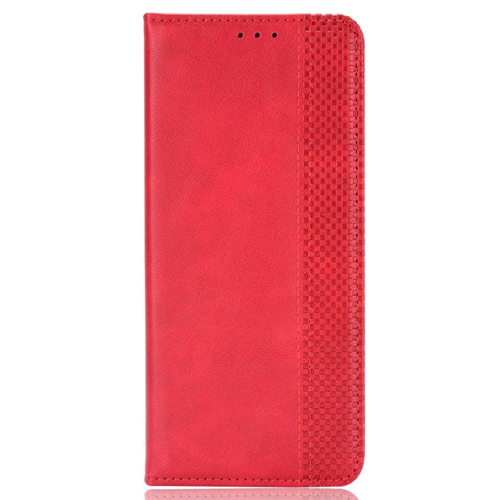 For Samsung Galaxy M54 5G / F54 5G PU Leather Vintage Magnetic Cover Stand Flip Wallet Phone Case