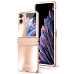 For Oppo Find N2 Flip 5G PC Phone Case Matte Electroplating Anti-scratch Cell Phone Cover