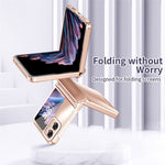 For Oppo Find N2 Flip 5G PC Phone Case Matte Electroplating Anti-scratch Cell Phone Cover