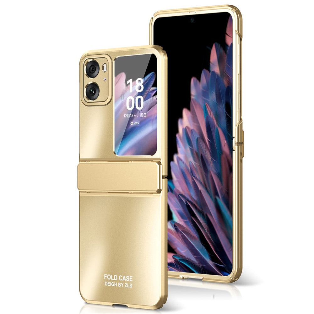 For Oppo Find N2 Flip 5G PC Phone Case Matte Electroplating Anti-scratch Cell Phone Cover
