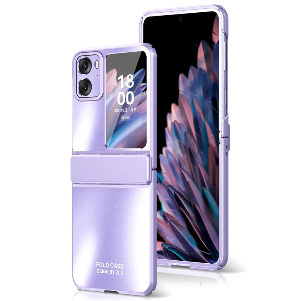 For Oppo Find N2 Flip 5G PC Phone Case Matte Electroplating Anti-scratch Cell Phone Cover