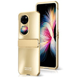 Hårt PC-vikbart mobilskal till Huawei P50 Pocket, matt galvaniserat, fallskyddande skal