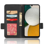 Til Samsung Galaxy M54 5G / F54 5G PU-læderpung Anti-ridse telefoncover Litchi tekstur Flip Stand Cover