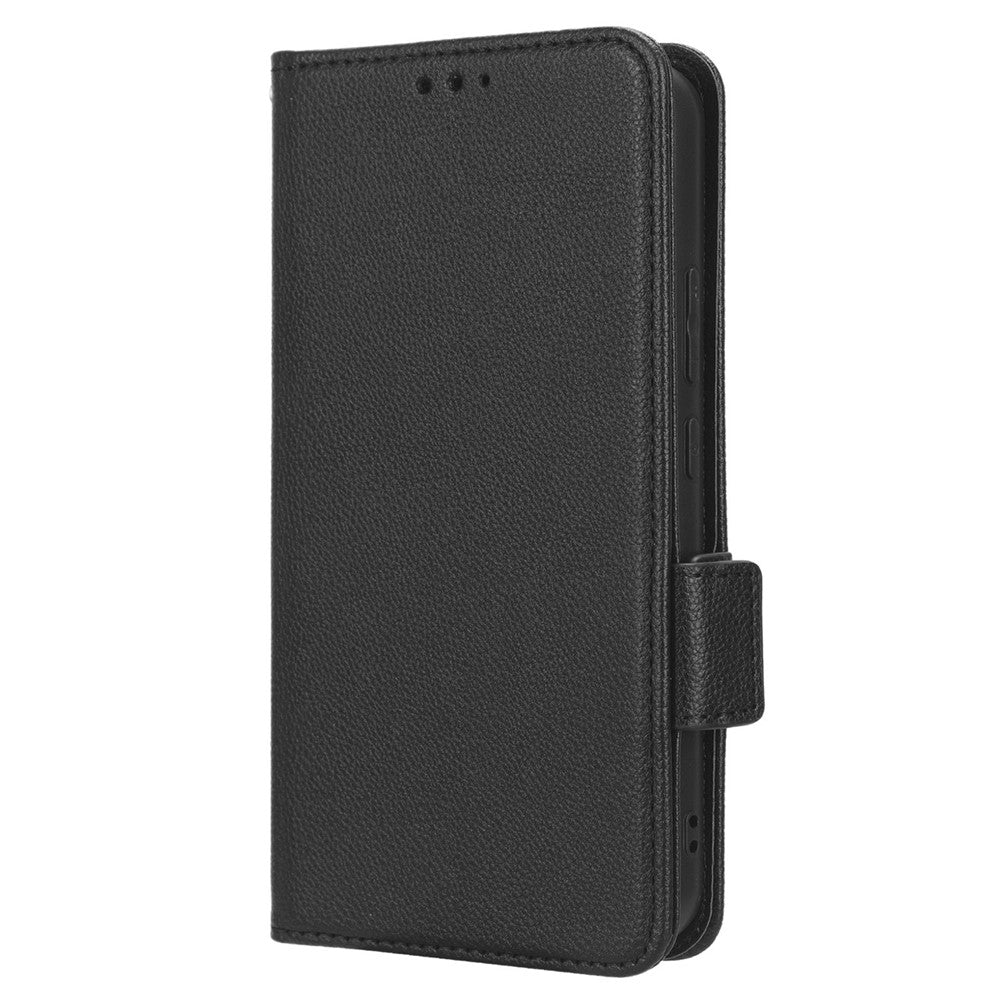 Til Samsung Galaxy M54 5G / F54 5G PU-læderpung Anti-ridse telefoncover Litchi tekstur Flip Stand Cover