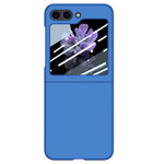 Samsung Galaxy Z Flip5 5G PC-mobilskal Skin-touch Stötsäkert fodral med liten skärmfilm