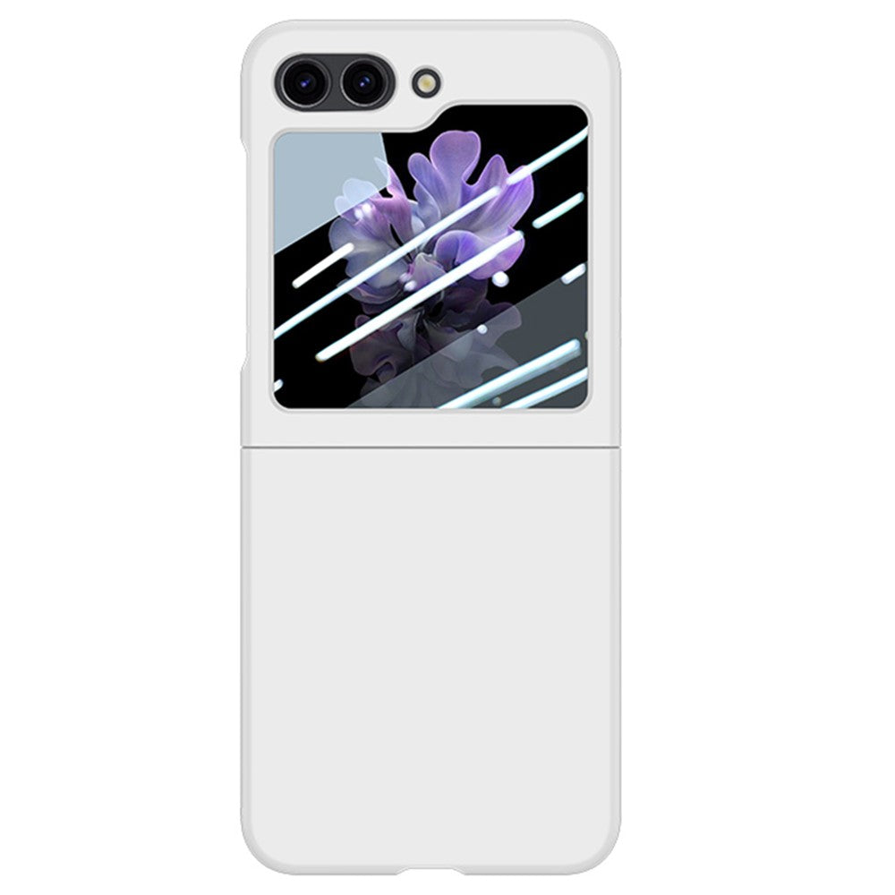 Samsung Galaxy Z Flip5 5G PC-mobilskal Skin-touch Stötsäkert fodral med liten skärmfilm