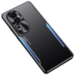 For Oppo Reno10 Pro+ 5G Dustproof Mobile Phone Case Anti-Scratch Aluminium Alloy + TPU Smartphone Cover