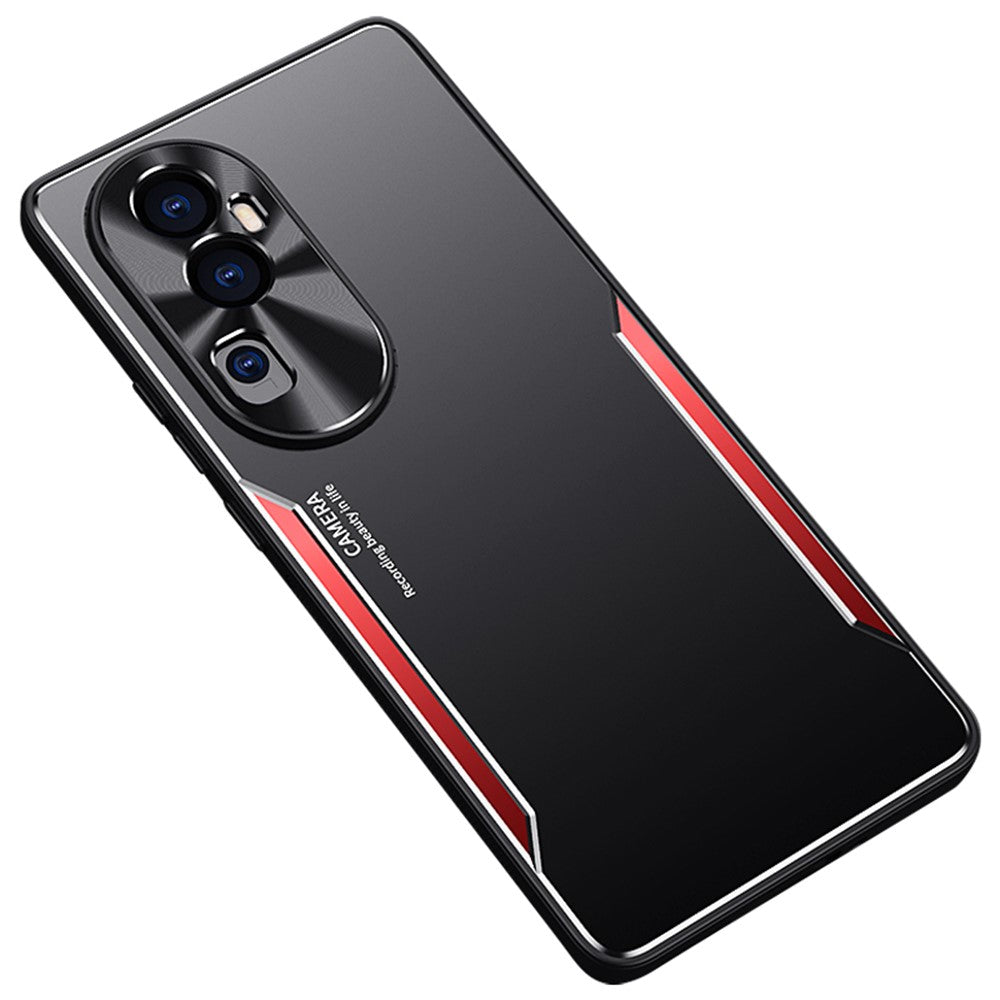 For Oppo Reno10 Pro+ 5G Dustproof Mobile Phone Case Anti-Scratch Aluminium Alloy + TPU Smartphone Cover