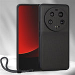 VILI TC-seriens mobilcover til Xiaomi 13 Ultra, tekstureret TPU-cover med PU-læderbelægning og faldsikring